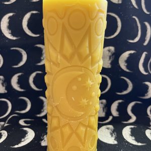 Celestial Beeswax Pillar