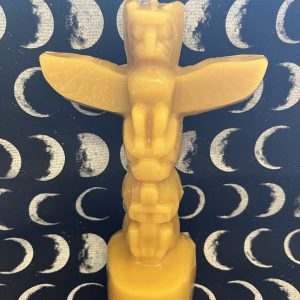 Totem Pole Beeswax Candle