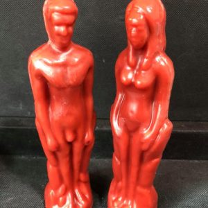 Male and Female Beeswax Candle Set