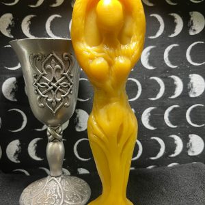 Tree Goddess Beeswax Candle
