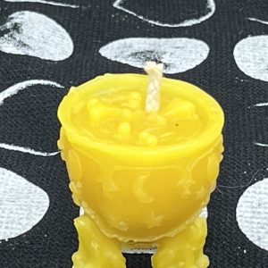 Mini Cauldron Beeswax Candle