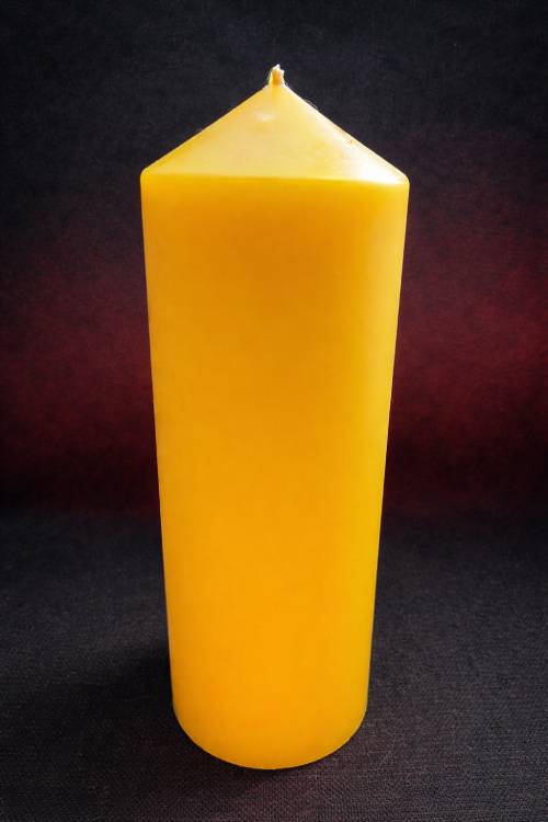 Large Pillar Beeswax Candle