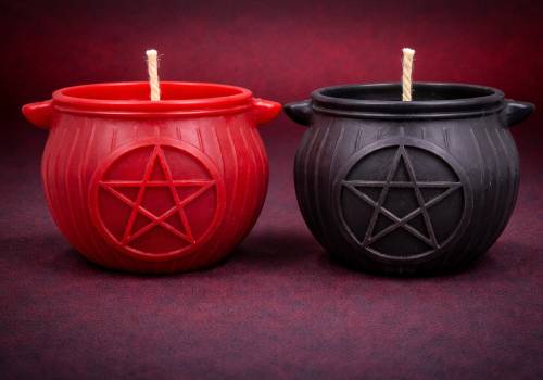 Mini Cauldron Beeswax Candle