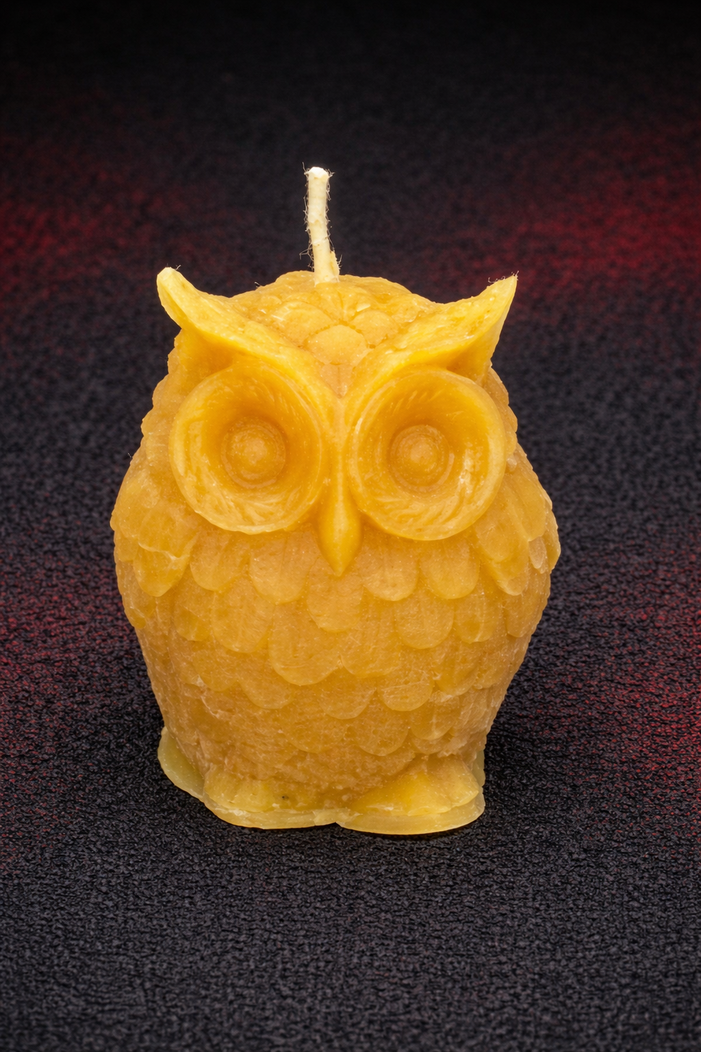 Owl Beeswax Candle