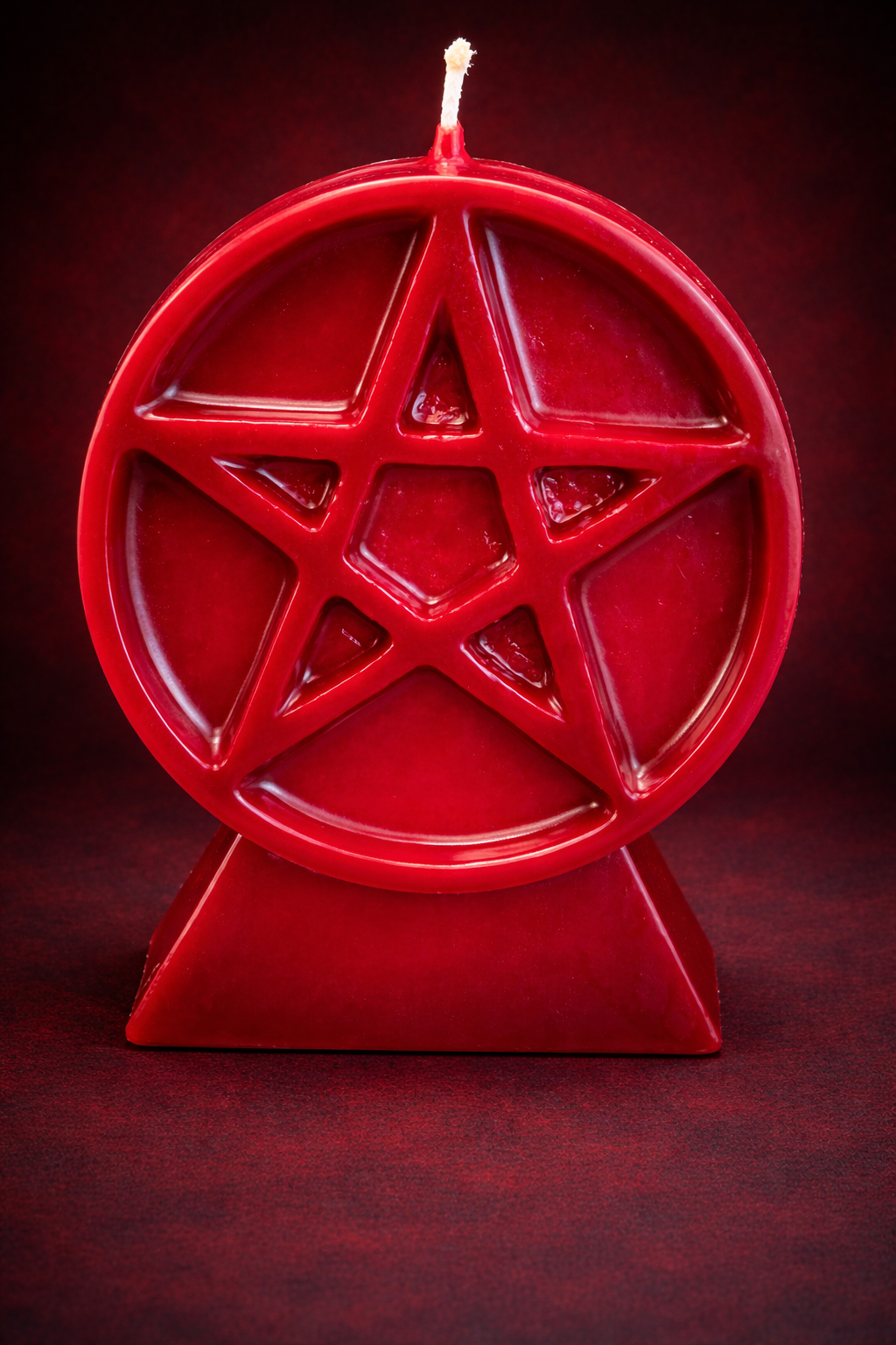 Pentacle Beeswax Candle - Image 3