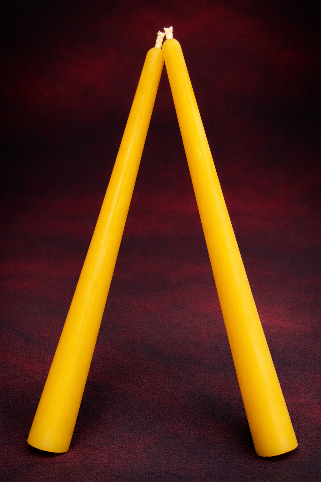 12" Taper Beeswax Candle Set of 2